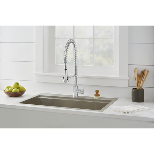 Gerber Parma Pull Down Single Handle Kitchen Faucet & Reviews Wayfair